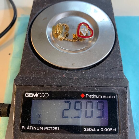 Vintage Women Of The Moose Faith Hope Charity Pin Red Enamel Heart Memorabilia - Picture 10 of 11